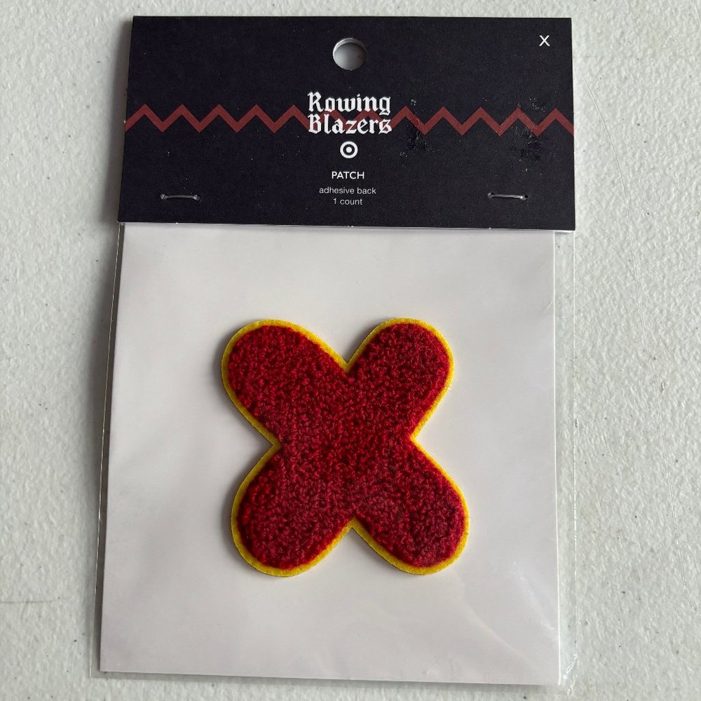 Rowing Blazers x Target‎ Collab Adhesive Letter X Patch
